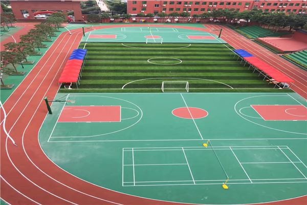 常州硅PU材料籃球場