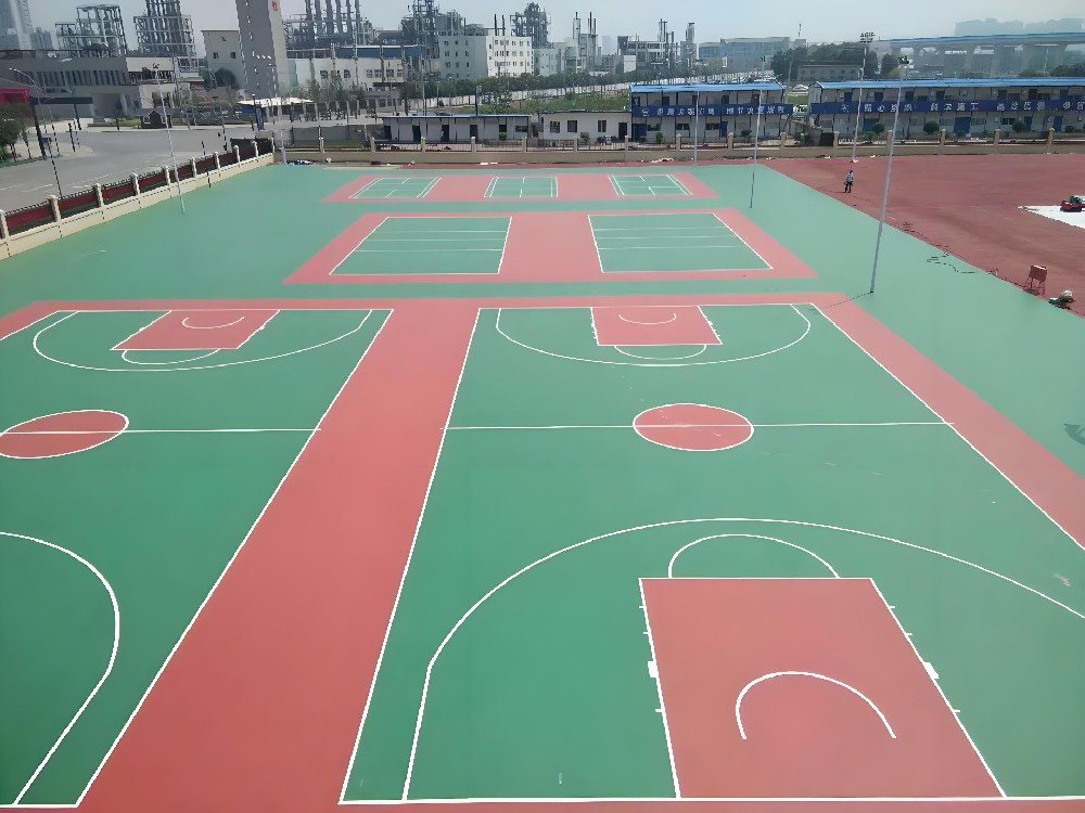 塑膠籃球場 塑膠籃球場